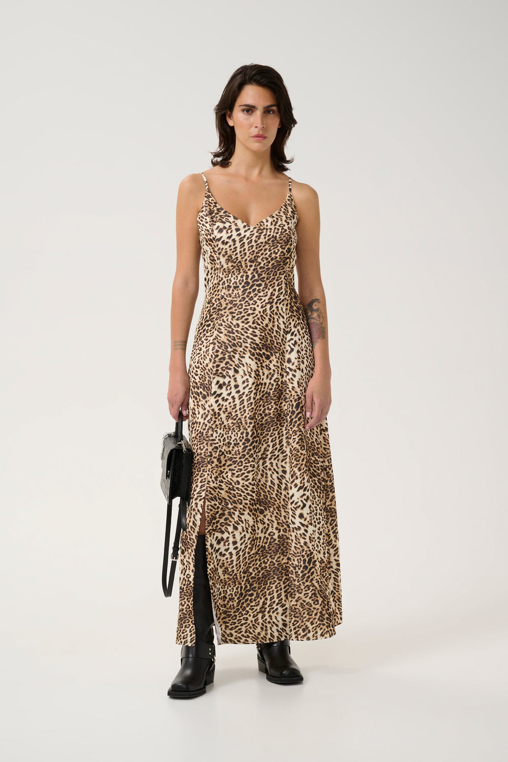 Forudbestilling - Gestuz - Gzleelo P Dress - 107188 Light Leopard Kjoler