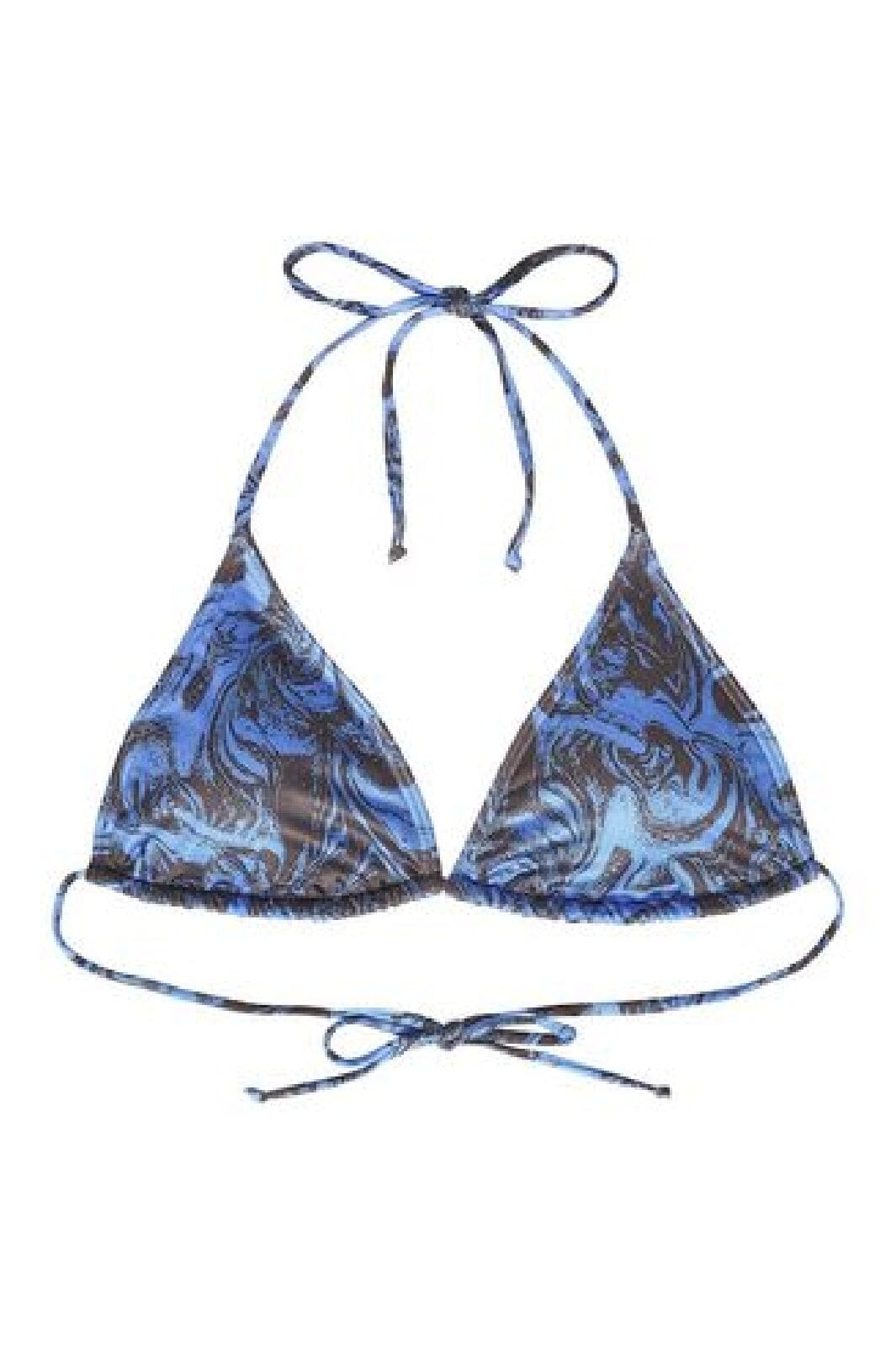 Gestuz - Pilgz Bikini Top 10904380 - 103475 - Blue Ocean