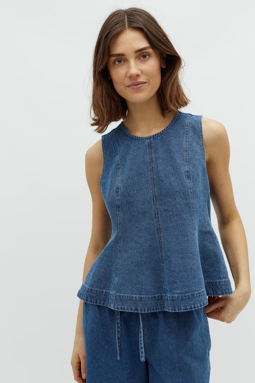 Forudbestilling - Global Funk - Rihne Peplum-G 74360440 - P85 - Midt Vintage Brushing