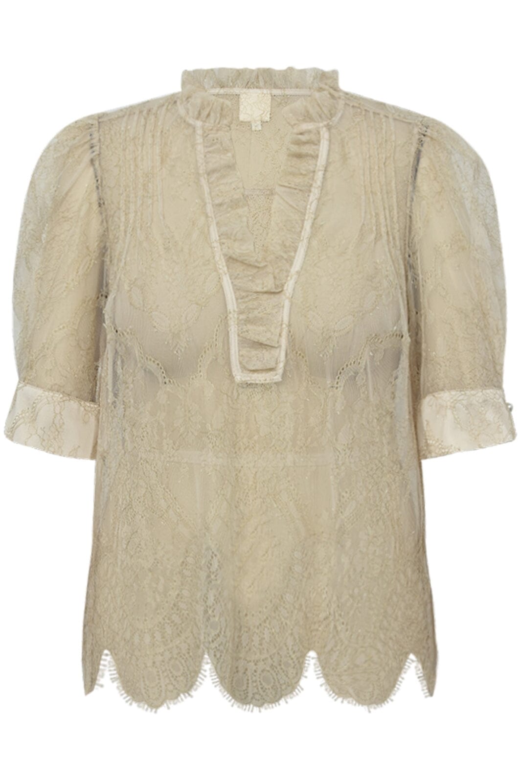 Gossia - Amargo Gold Blouse G2514 - Creme Gold