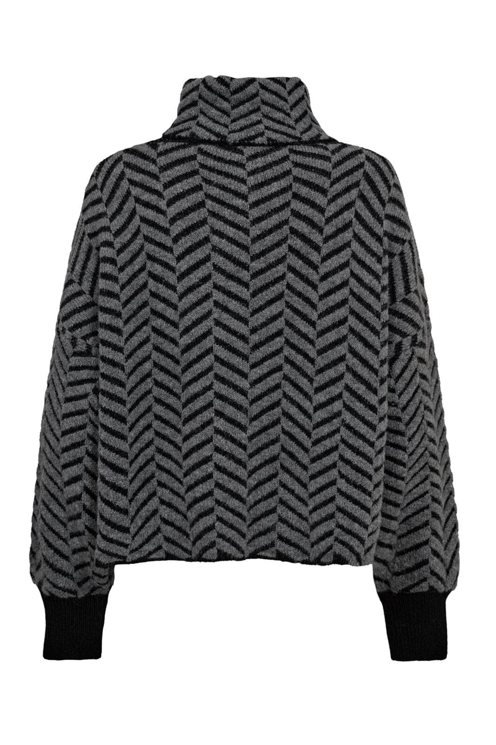 Forudbestilling - Gossia - Ginago Sweater G2168 - Black Grey Mix
