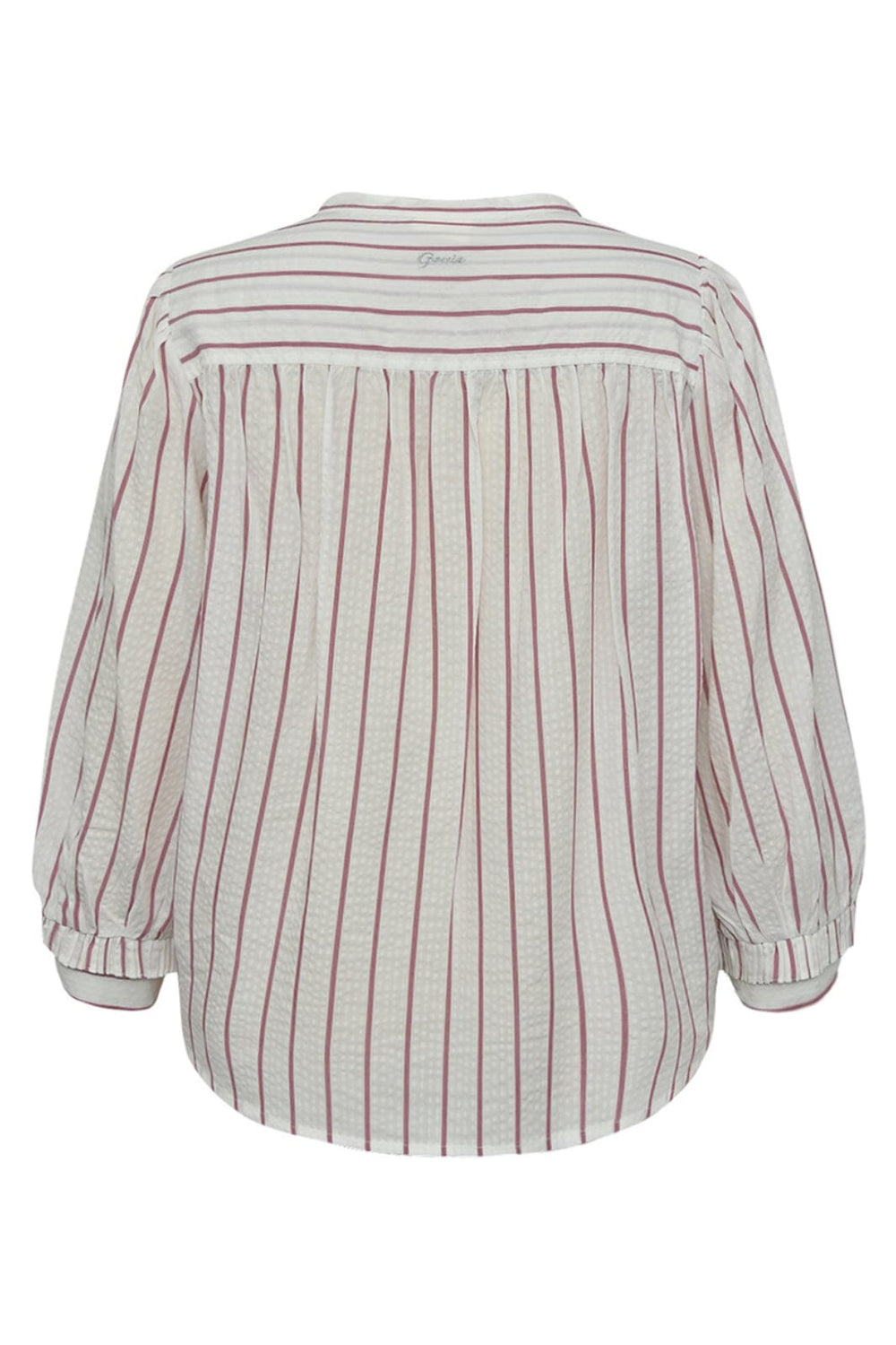 Gossia - Sophiago Daimi Mo Blouse G2536 - Rosa - Creme Stripes