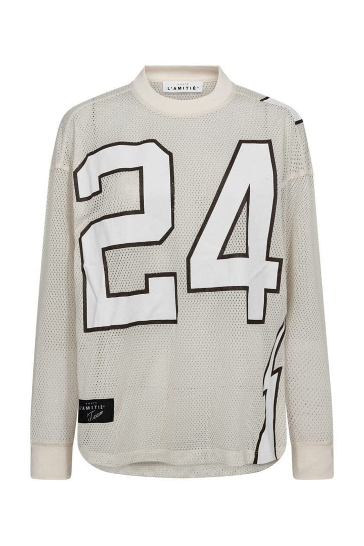 Forudbestilling - Haute L'Amitié - American Football Ls Tee HL10049 - Pearl