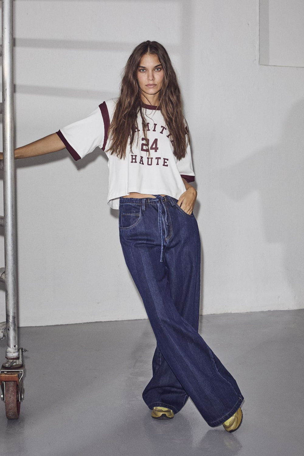 Forudbestilling - Haute L'Amitié - L'Amitié Loose Team Tee HL10013 - Pearl T-shirts