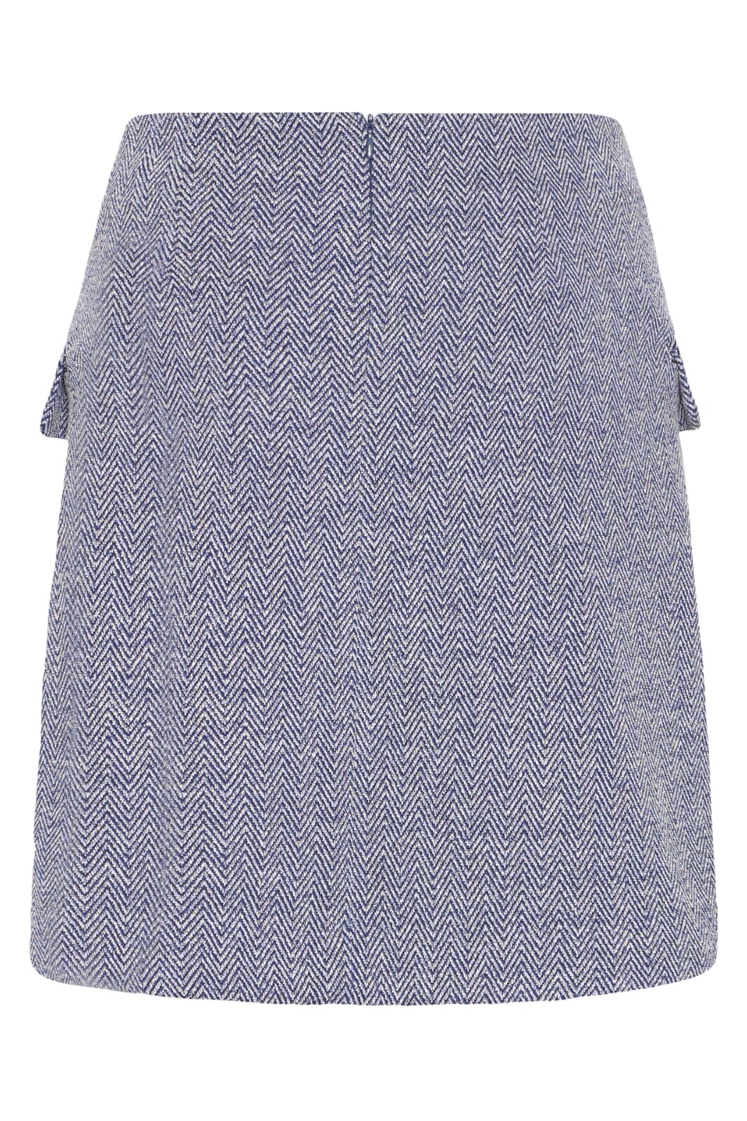 Ichi - Ihkate Jacquard Sk5 20121603 - 900000478 - Patriot Blue Herringbone