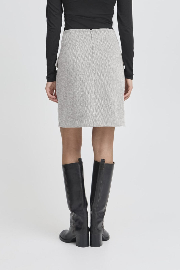 Ichi - Ihkate Jacquard Sk5 20121603 - 900000482 - Sharkskin Herringbone