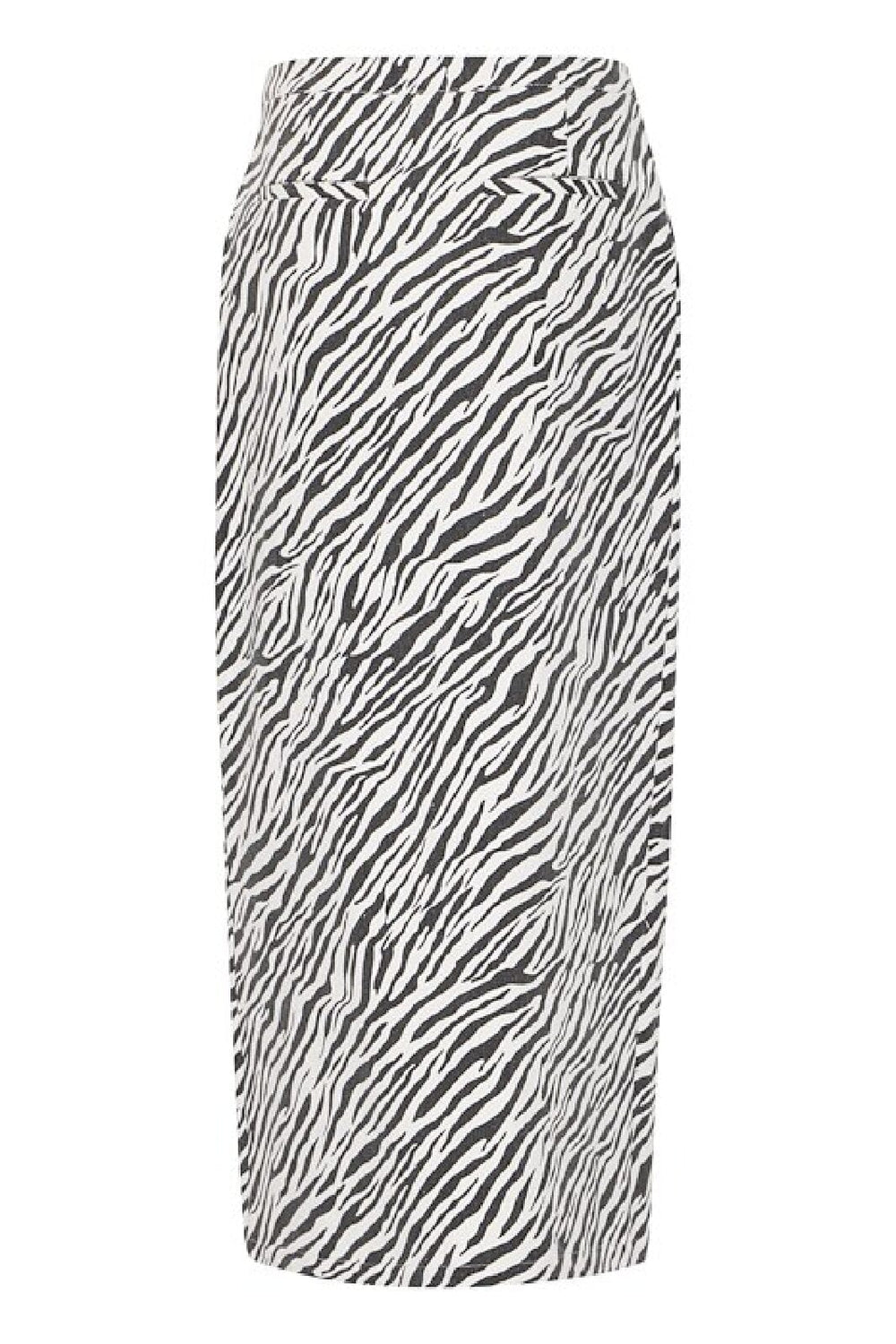 Forudbestilling - Ichi - Ixzebra - 194008 Black Nederdele