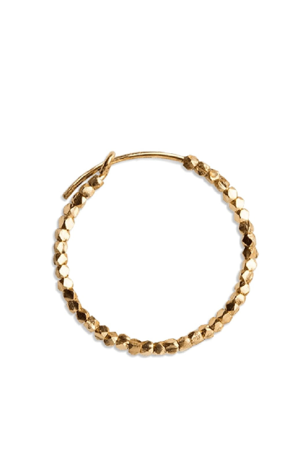 Forudbestilling - Jane Kønig - Small Bead Creole - Forgyldt Øreringe