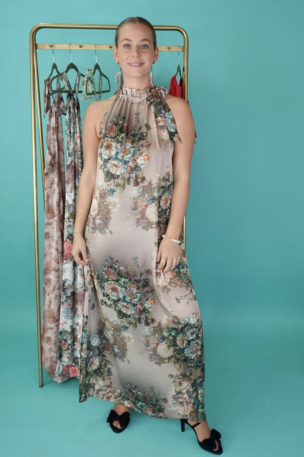 Forudbestilling - Karmamia - Simone Dress - Daisy Mocha (Maj/Juni) Kjoler