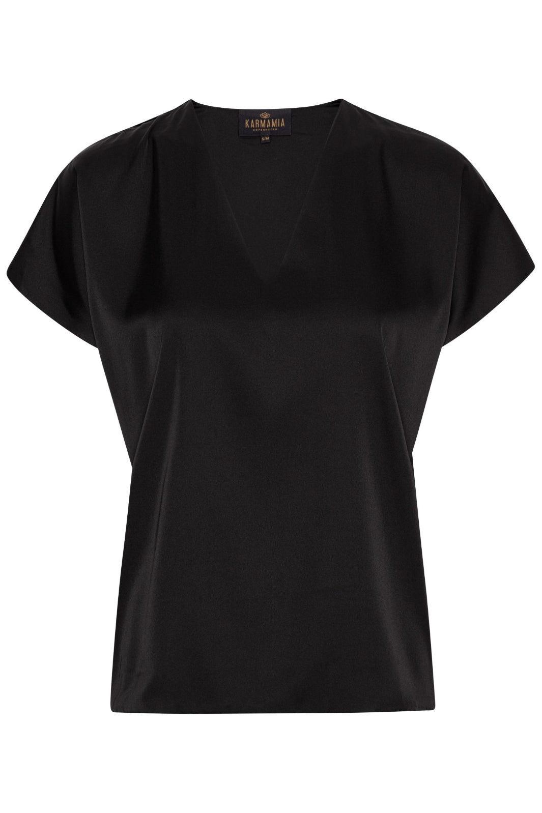 Forudbestilling - Karmamia - Vera Blouse - Black (Midt August) T-shirts