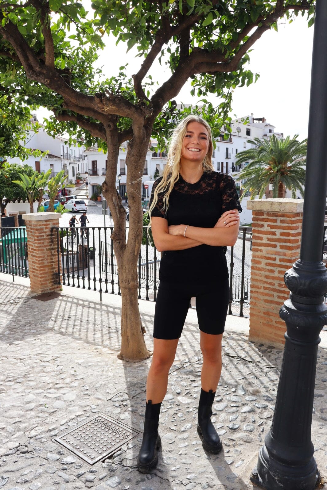 Forudbestilling - Liberte - Henne-Long-Bicyle-Shorts - Black Shorts