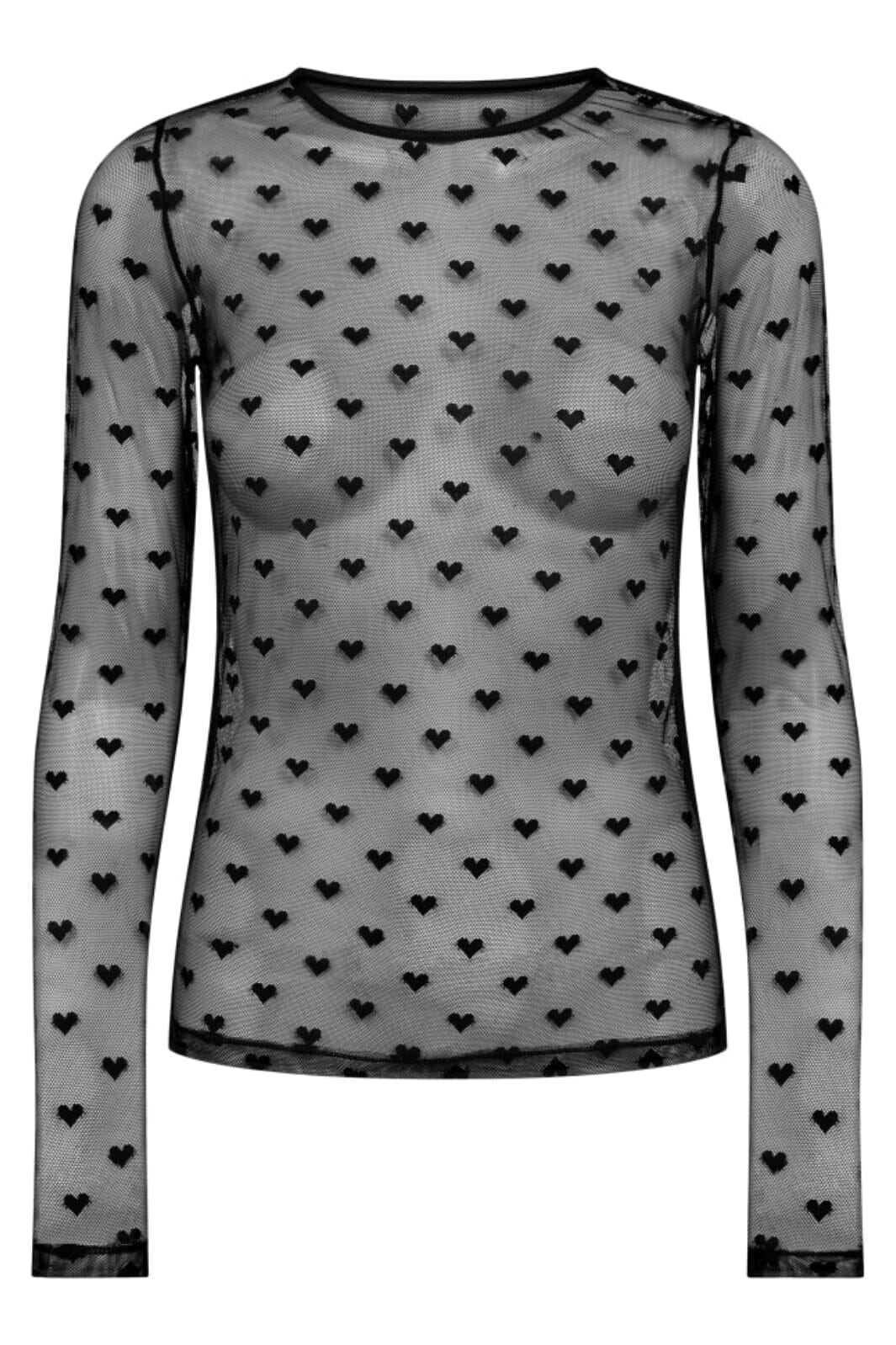 Forudbestilling - Liberte - Isa-Ls-Lace-Blouse - Black Heart Bluser