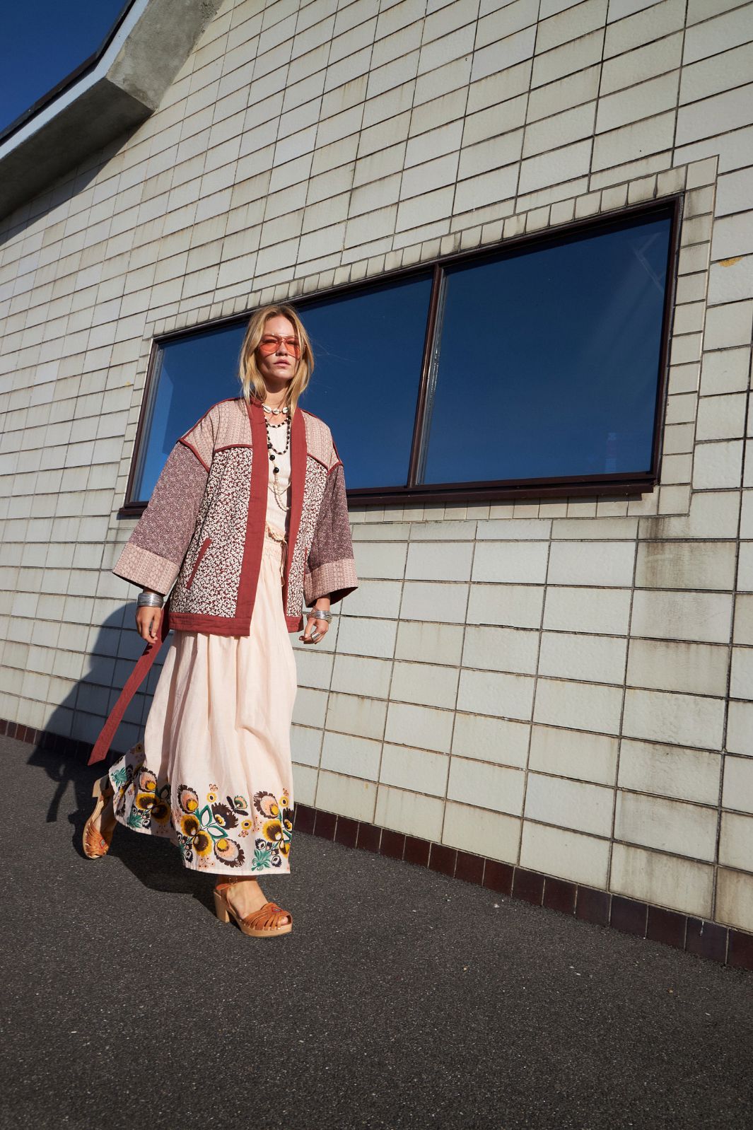 Forudbestilling - Lollys Laundry - Cassiell Maxi Skirt25275-2028 - 36 Dusty Rose Nederdele