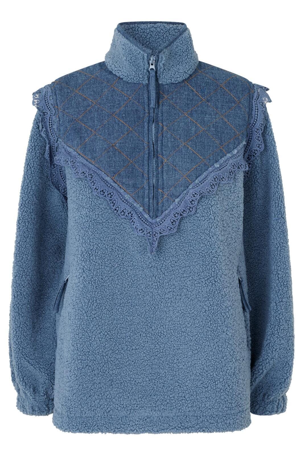 Forudbestilling - Lollys Laundry - Falll Jacket Ls - 29 Dusty Blue Jakker