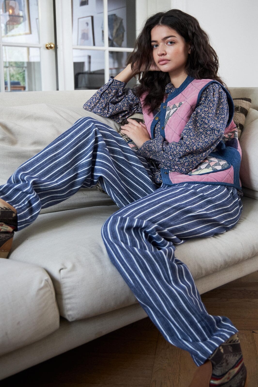 Forudbestilling - Lollys Laundry - Maisiell Pants - 80 Stripe