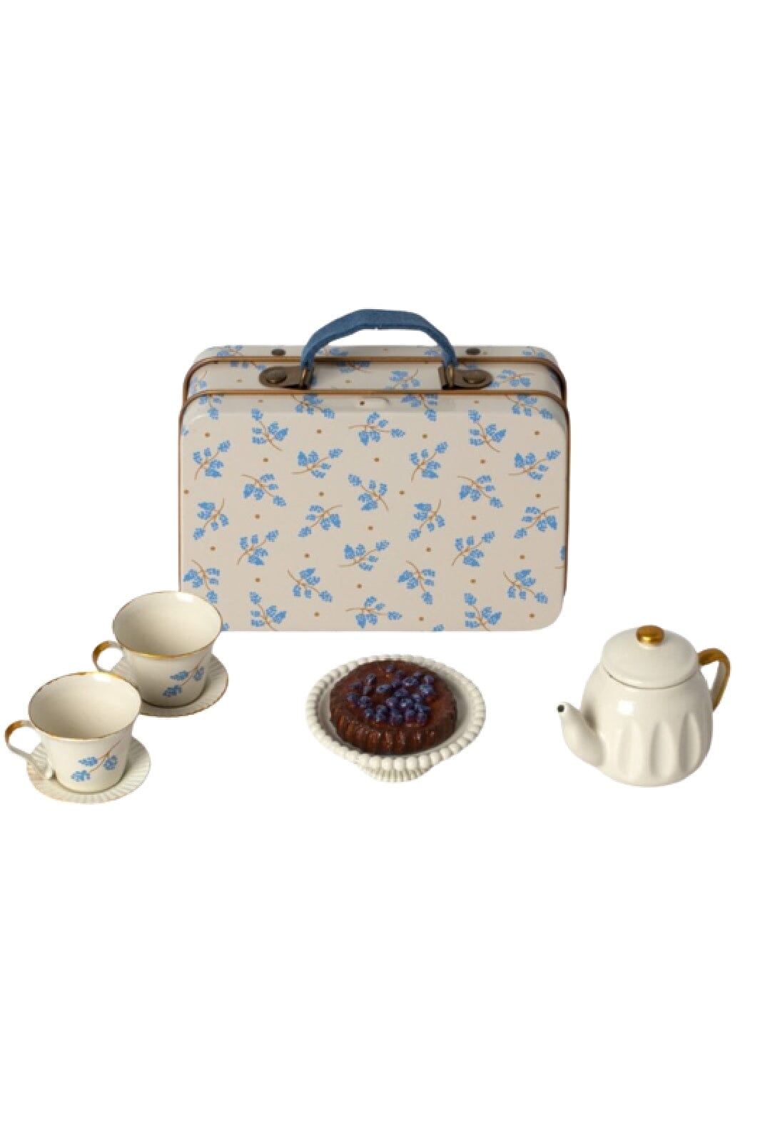 Forudbestilling - Maileg - Afternoon Treat, Mouse - Blue Madelaine Jul