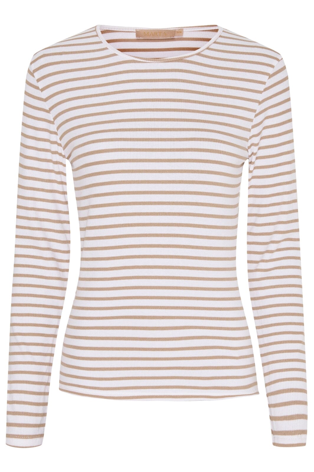 Forudbestilling - Marta Du Chateau - Long sleeved tee - 5353 Orzo/White Bluser
