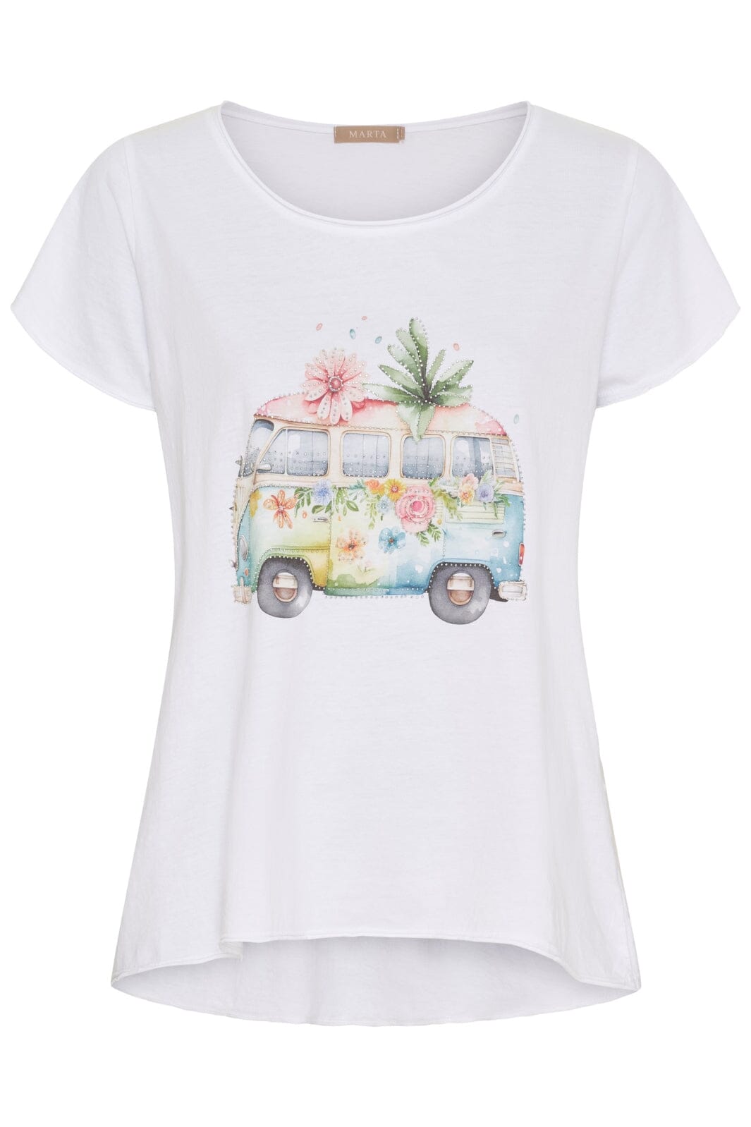 Marta Du Chateau - Mdcmarie T-Shirt 1535 - White Bus