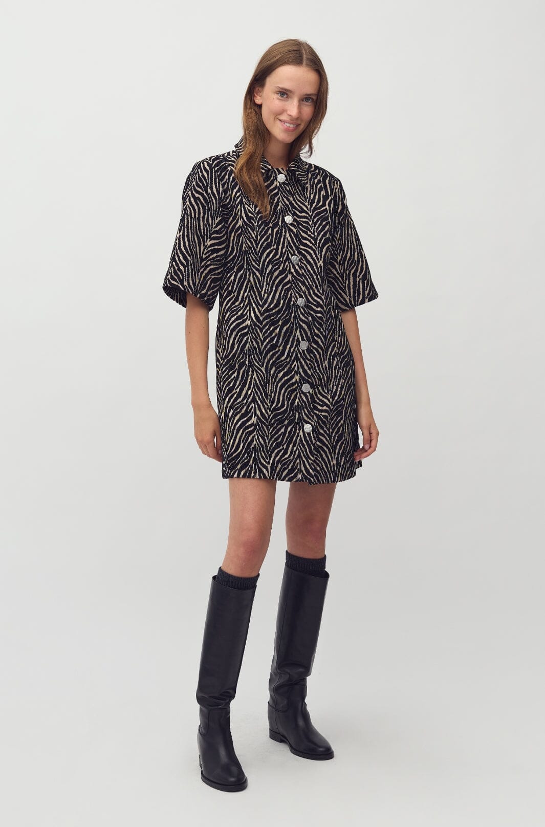 Forudbestilling - MbyM - Bimalani-M - R53 Zebra Sugar Black Kjoler