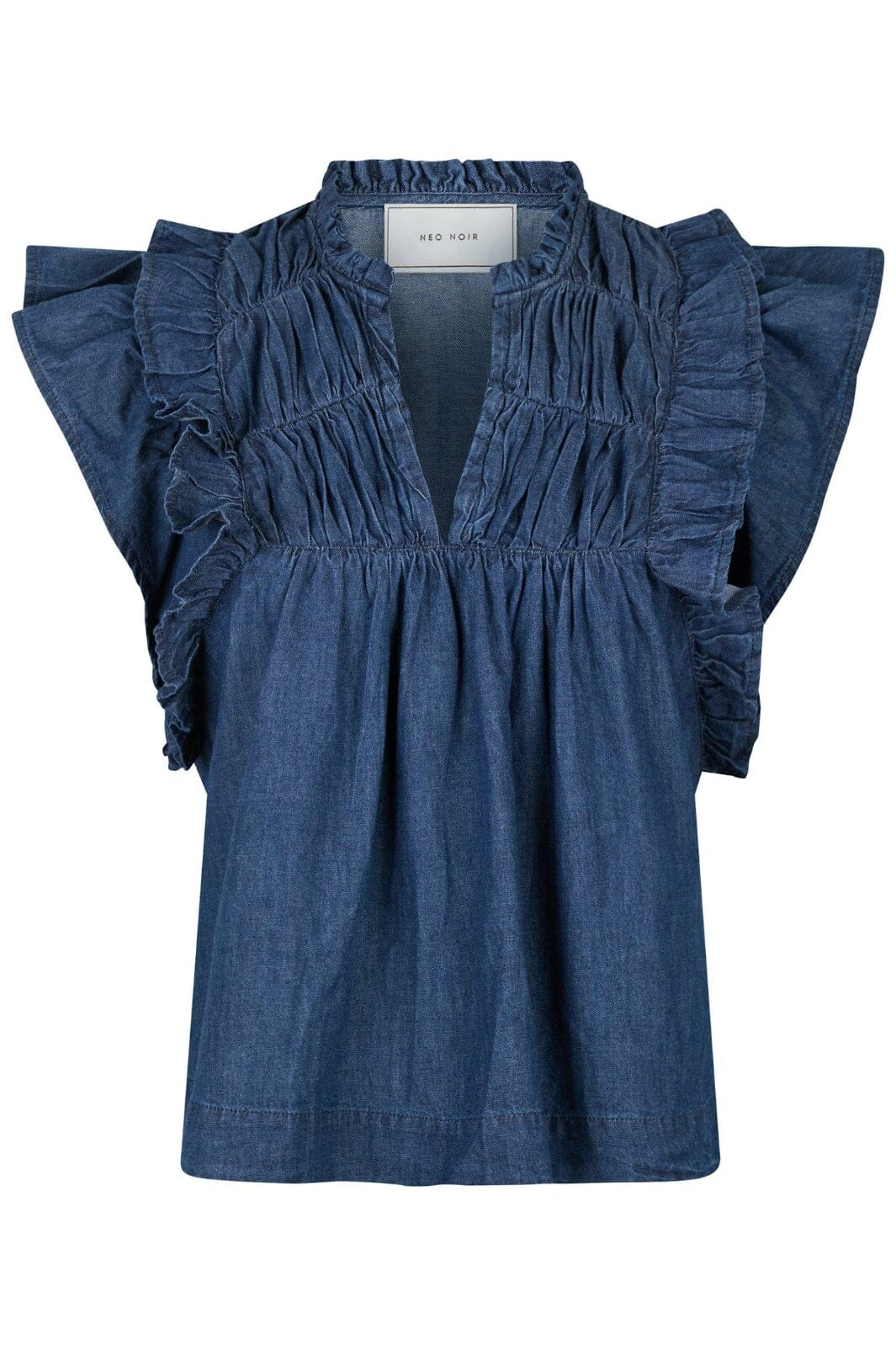 Neo Noir - Jayla Denim Top 164536 - 140 - Blue