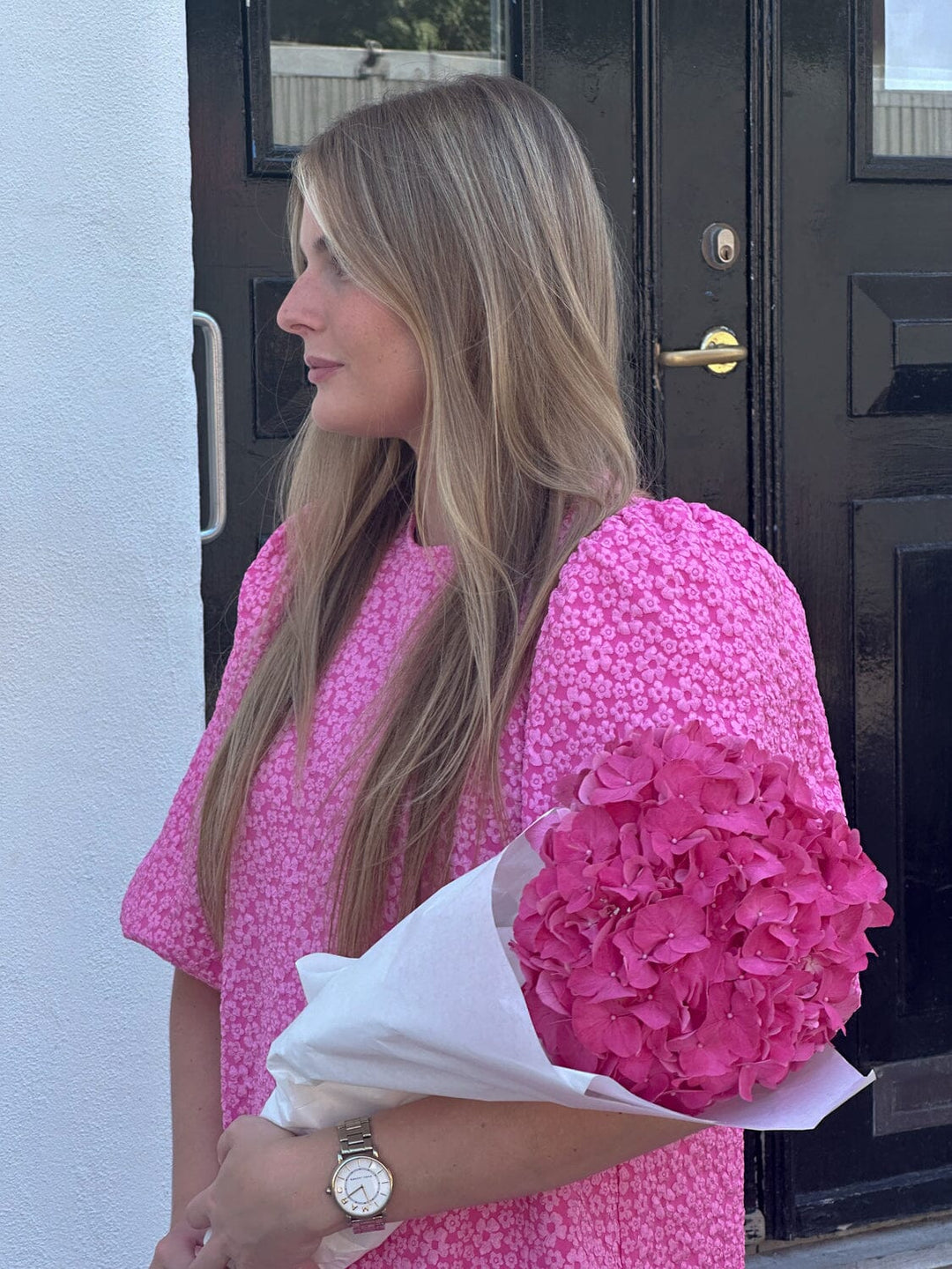 Forudbestilling - Noella - Reno Pastis Long Dress - 031 Bright Pink Kjoler