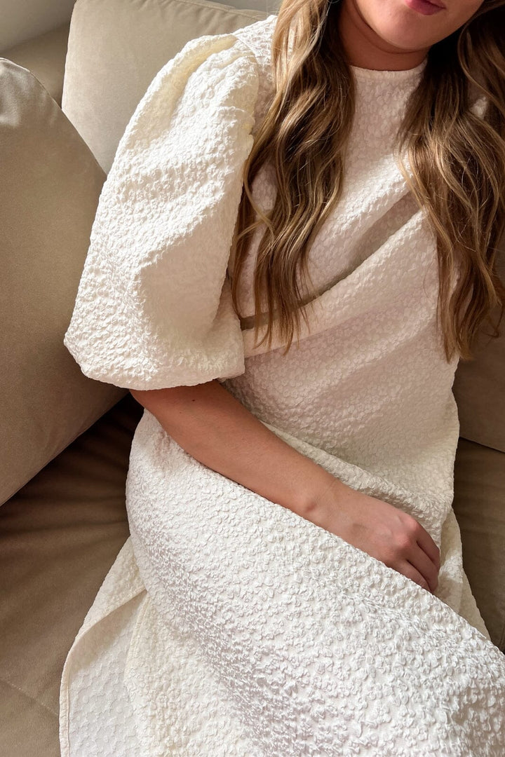 Forudbestilling - Noella - Reno Pastis Long Dress - Cream Kjoler