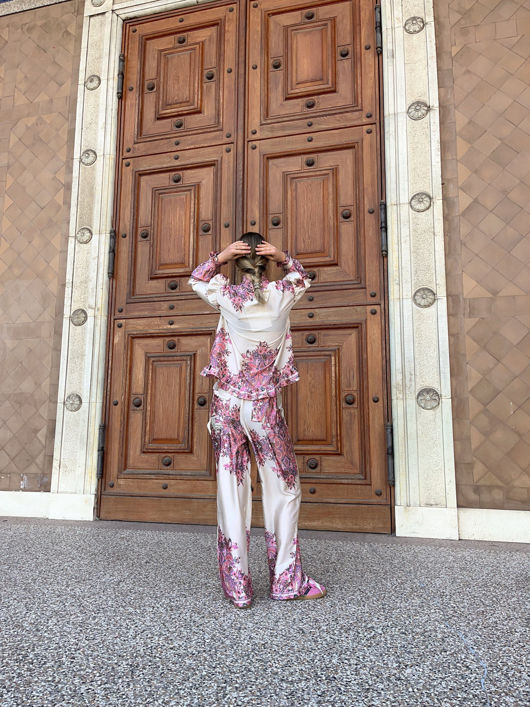 Forudbestilling - Noella - Reno Ruby Ruffle Blouse 14790003 - 1422 - Drusella Print Bluser