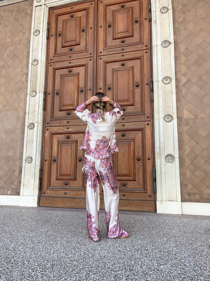 Forudbestilling - Noella - Reno Ruby Ruffle Blouse 14790003 - 1422 - Drusella Print Bluser