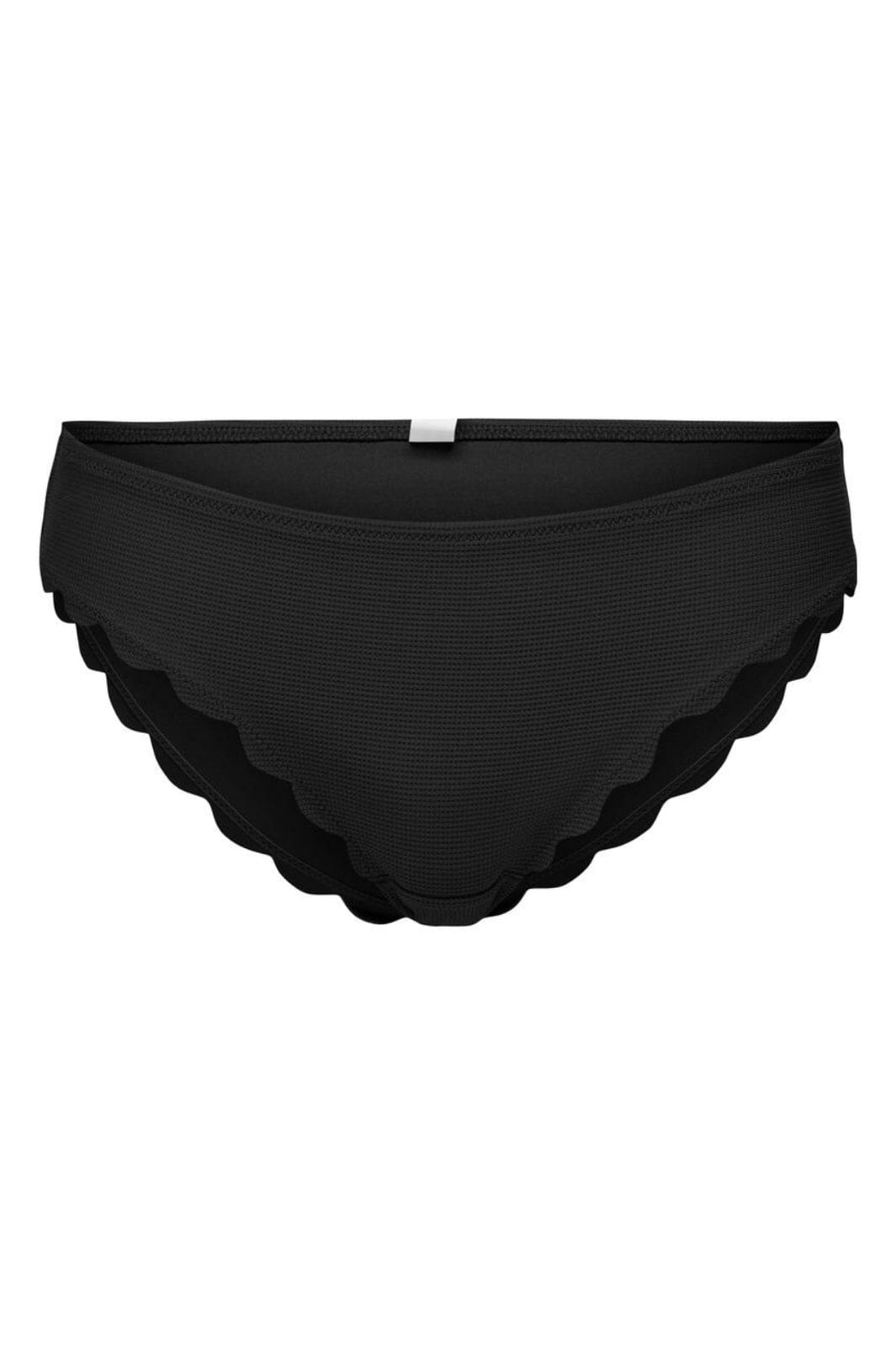 Only - Onldelphine Scallop Bikini Briefacc - 4685949 Black
