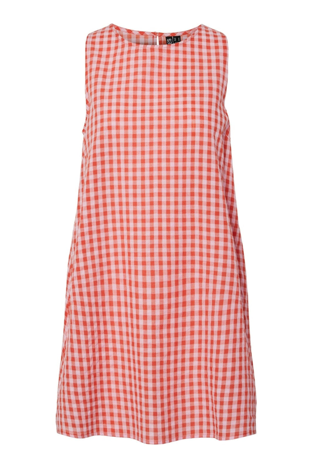 Pieces - Pcliliane Sl O-Neck Short Dress - 4953067 Ballerina Red