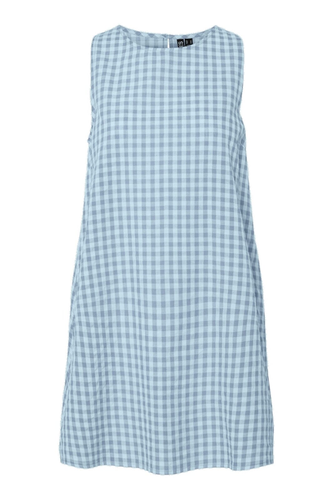 Pieces - Pcliliane Sl O-Neck Short Dress - 4953068 Cashmere Blue Light Blue