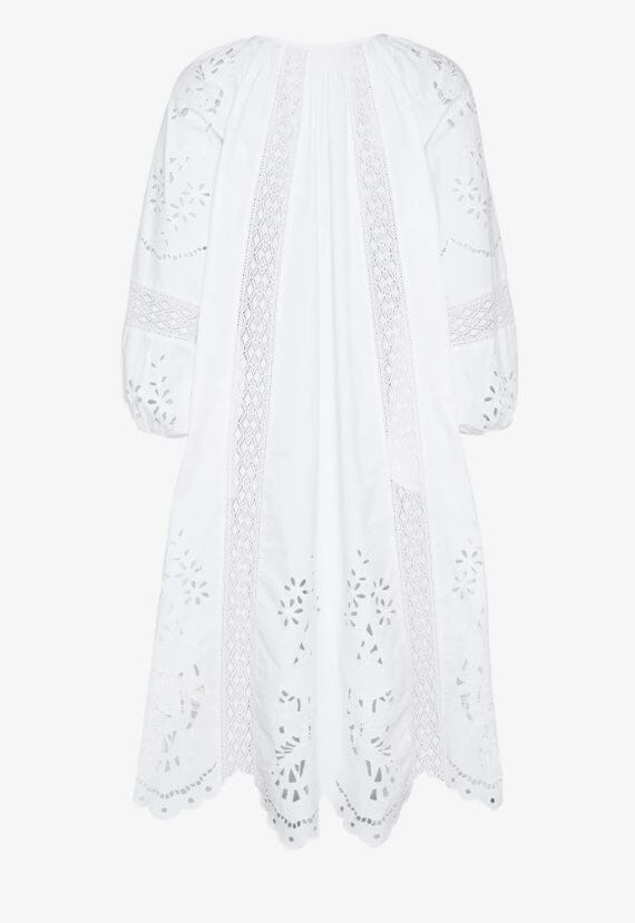Forudbestilling - Sissel Edelbo - Mila Organic Cotton Dress SE 1240 - Ecru Kjoler