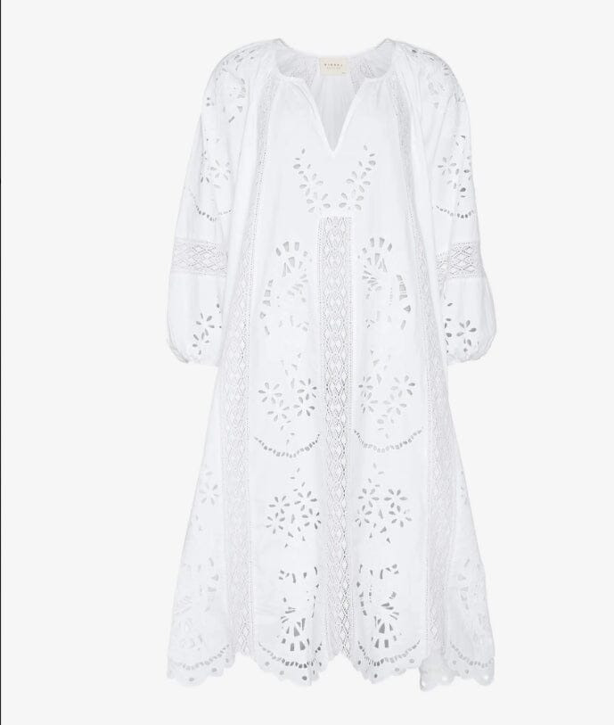Forudbestilling - Sissel Edelbo - Mila Organic Cotton Dress SE 1240 - Ecru Kjoler