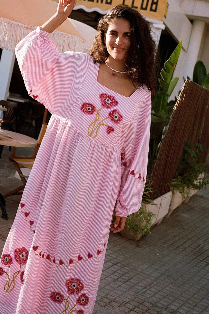 Sissel Edelbo - Wenke Dress SE 1643 - Pink Stripes