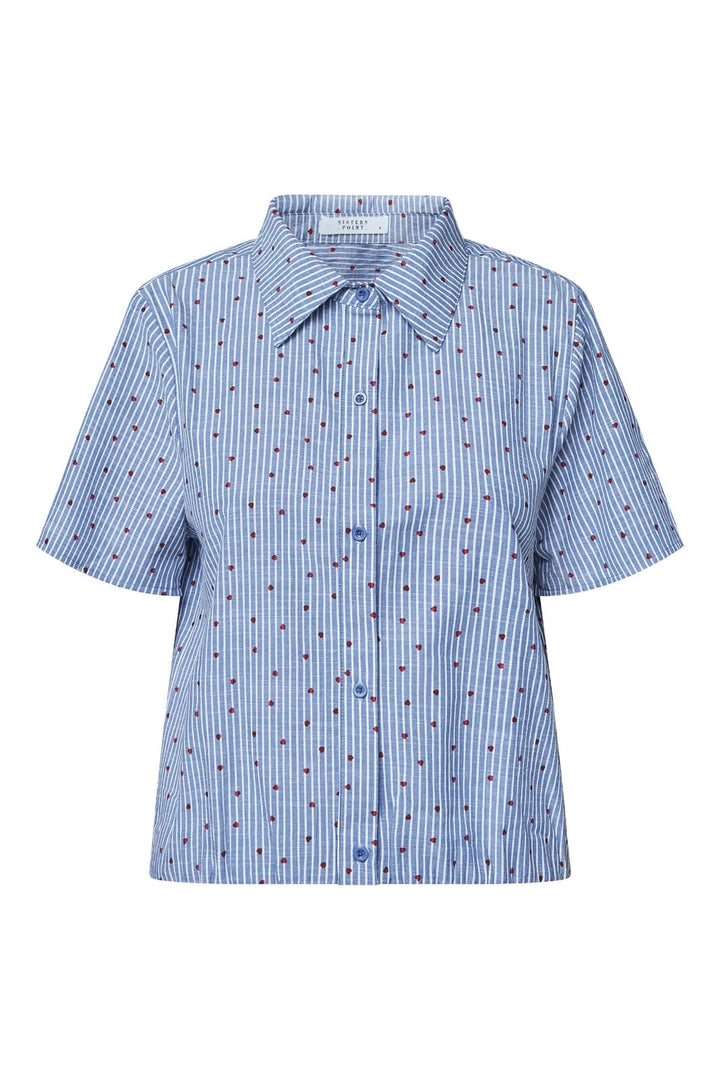 Sisters Point - Gufo-Sh.Ss 18950 - 801 - Denim Blue/Red