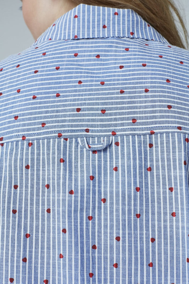 Sisters Point - Gufo-Sh.Ss 18950 - 801 - Denim Blue/Red