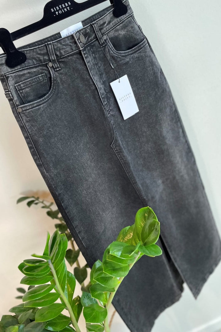 Forudbestilling - Sisters Point - Olia-L.Sk - 059 D. Grey Wash Nederdele