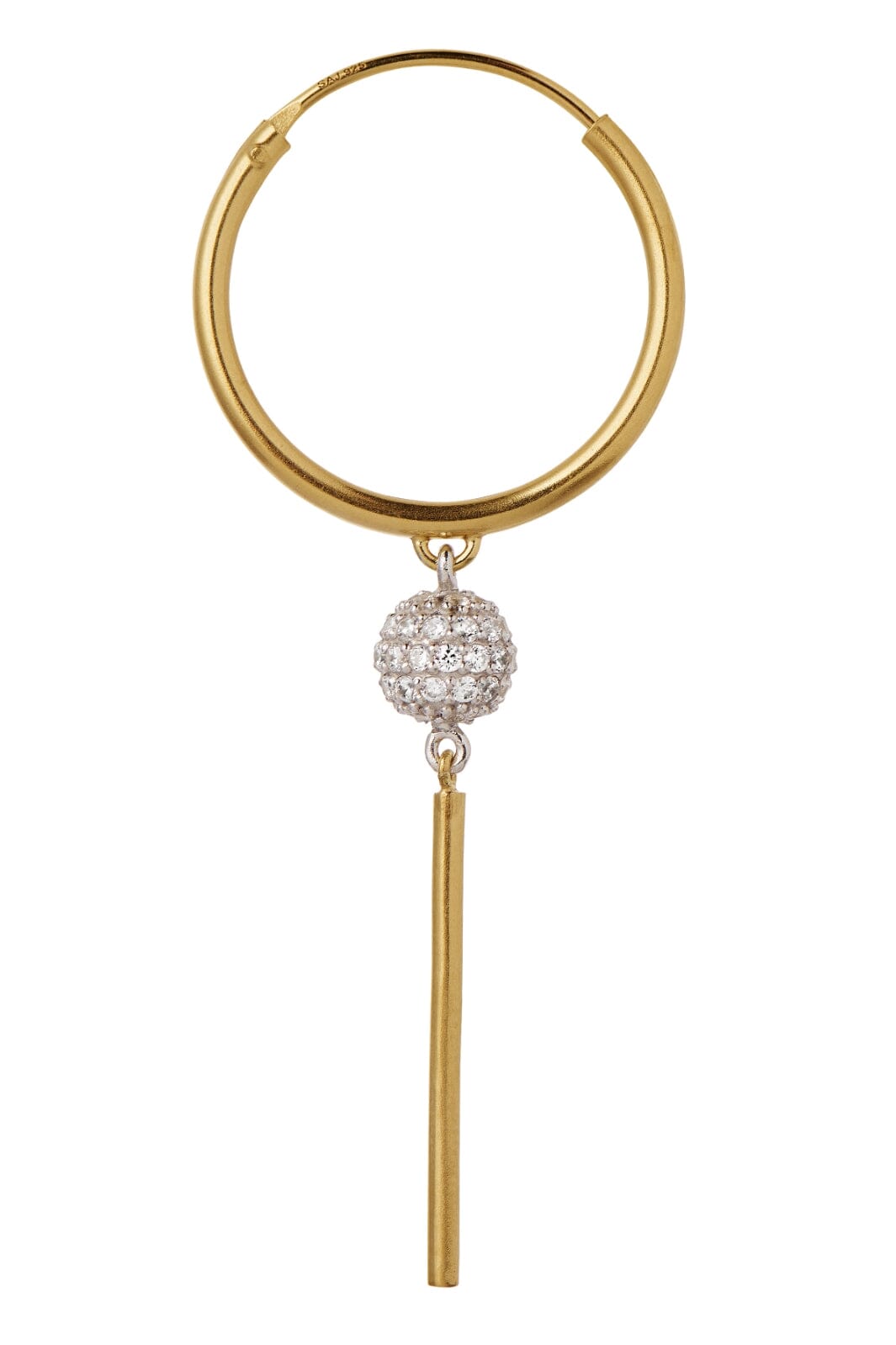 Stine A - Vintage Disco Ball Earring - Single - 1369-02-S