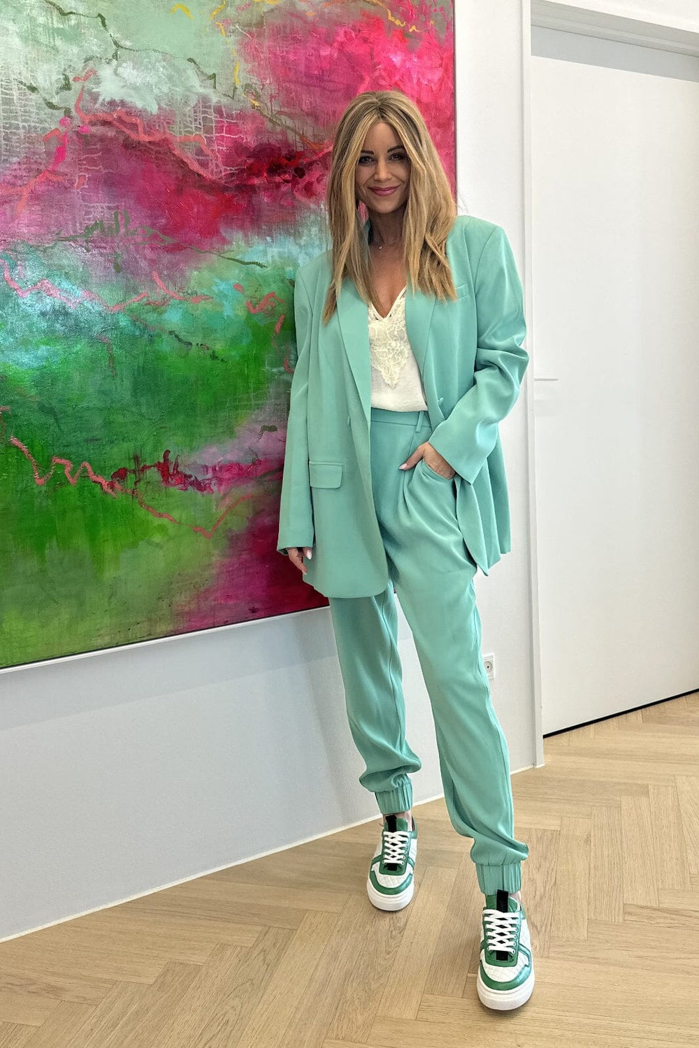 Forudbestilling - Valentin Studio - Pretty Pants - Soft Green (Marta/April) Bukser