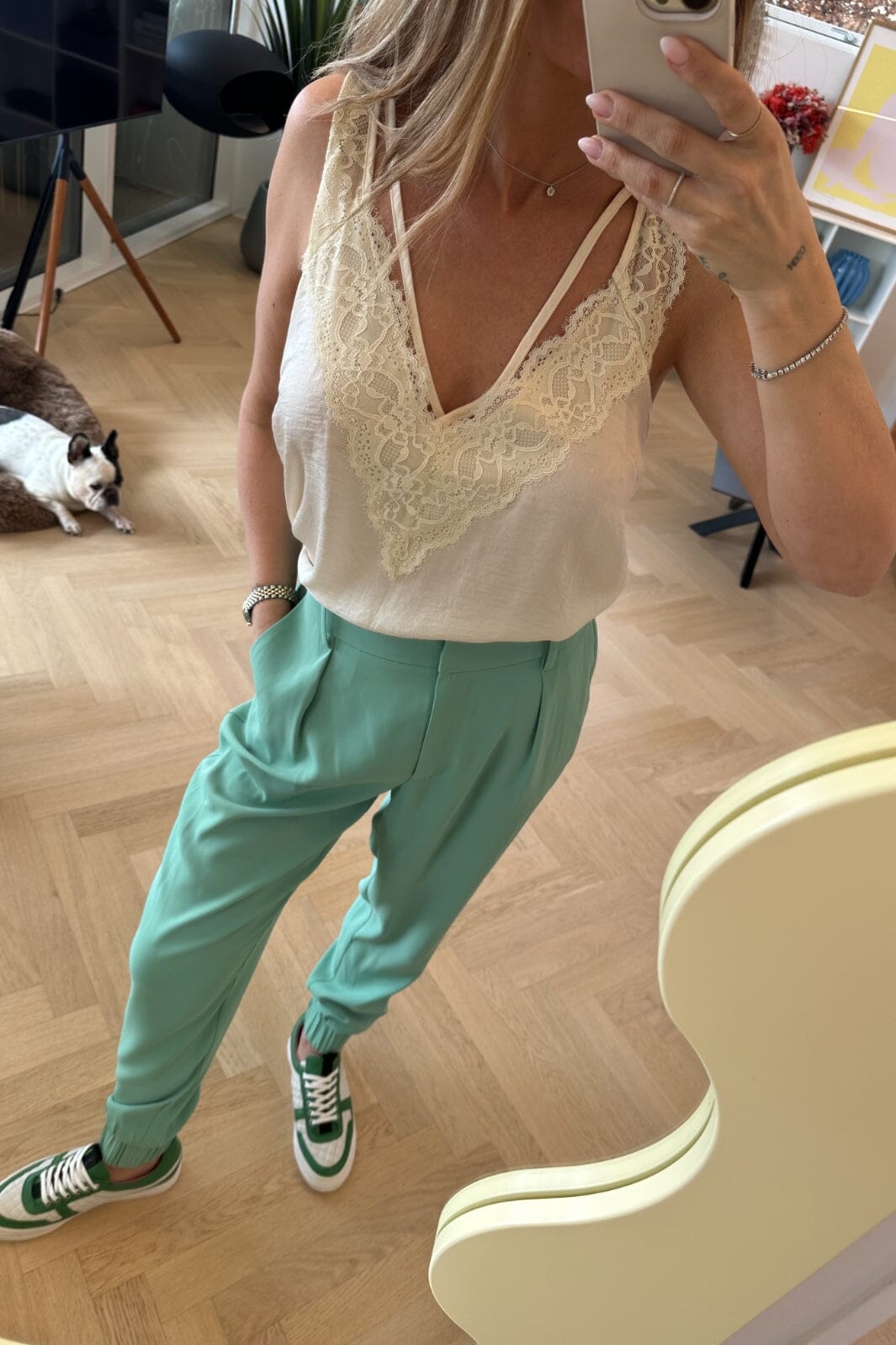 Forudbestilling - Valentin Studio - Pretty Pants - Soft Green (Marta/April) Bukser