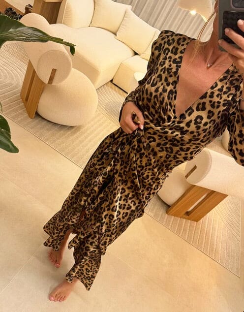 Forudbestilling - Valentin Studio - Senorita Leopard Dress - Leopard Kjoler