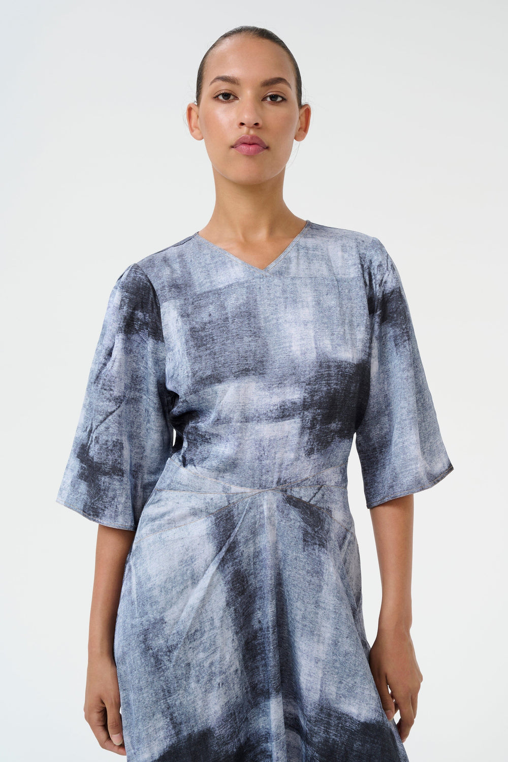 Gestuz - Areengz P Dress 10909722 - 106813 - Blue Denim Kjoler