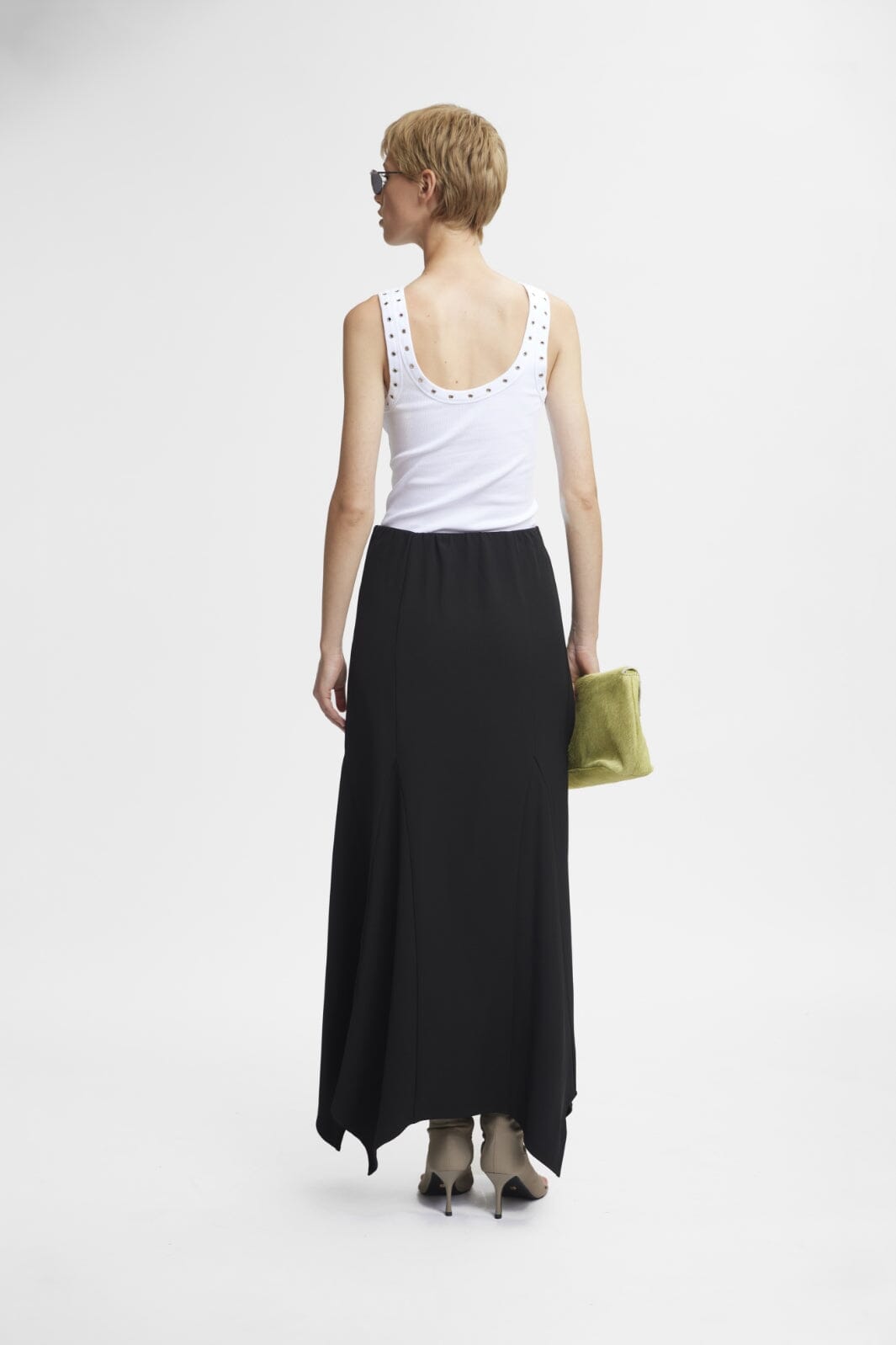 Gestuz - DrewGZ eyelet tank top - Bright White Toppe