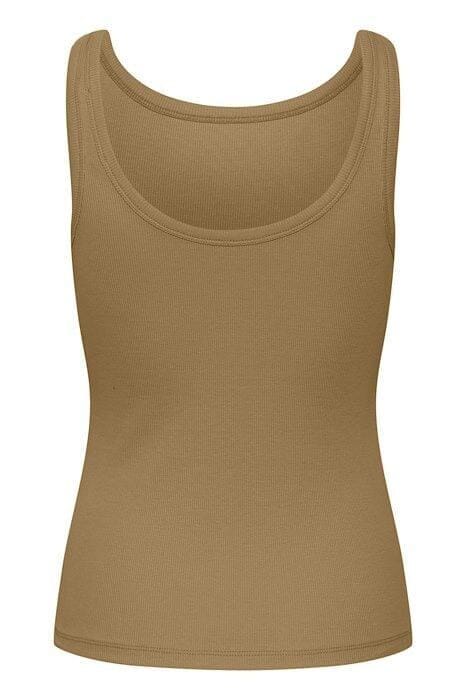 Forudbestilling - Gestuz - DrewGZ SL reversible top - Stone Gray Toppe