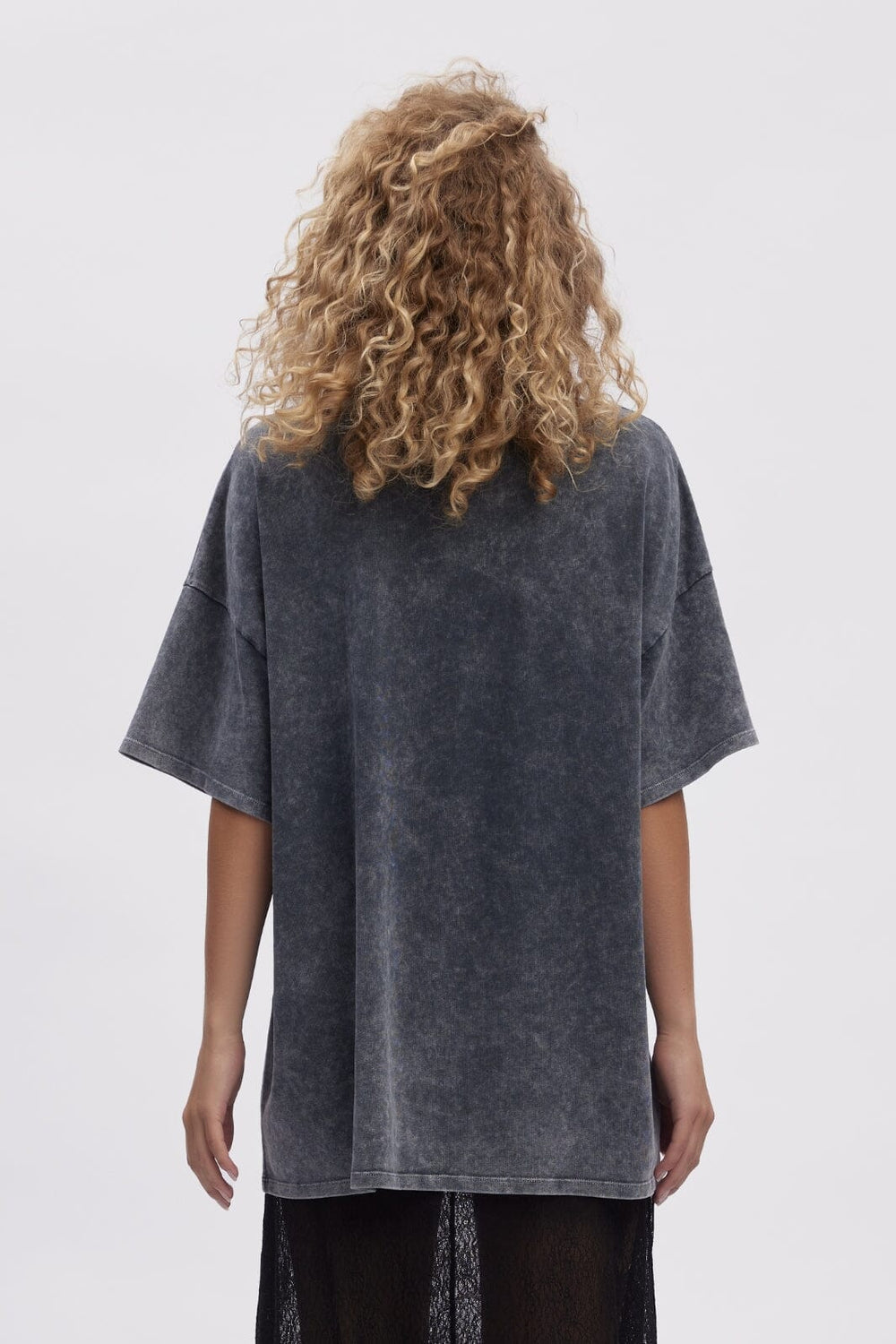 Gestuz - Jiogz Oversize Tee - 106053 Dark Grey Washed T-shirts