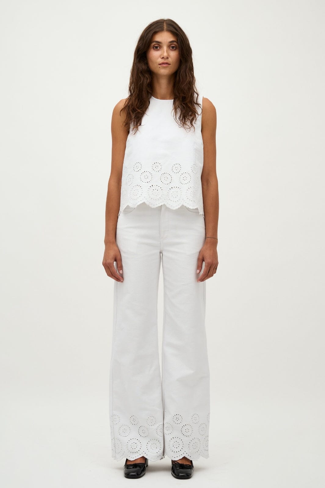 Global Funk - Amarillo Scallop-G - 800 White Jeans