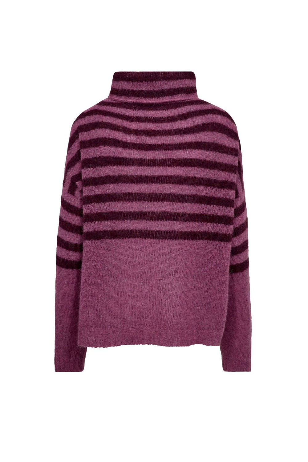 Gossia - Ambrosiago Sweater G1816 - Plum/Dark Plum Strikbluser