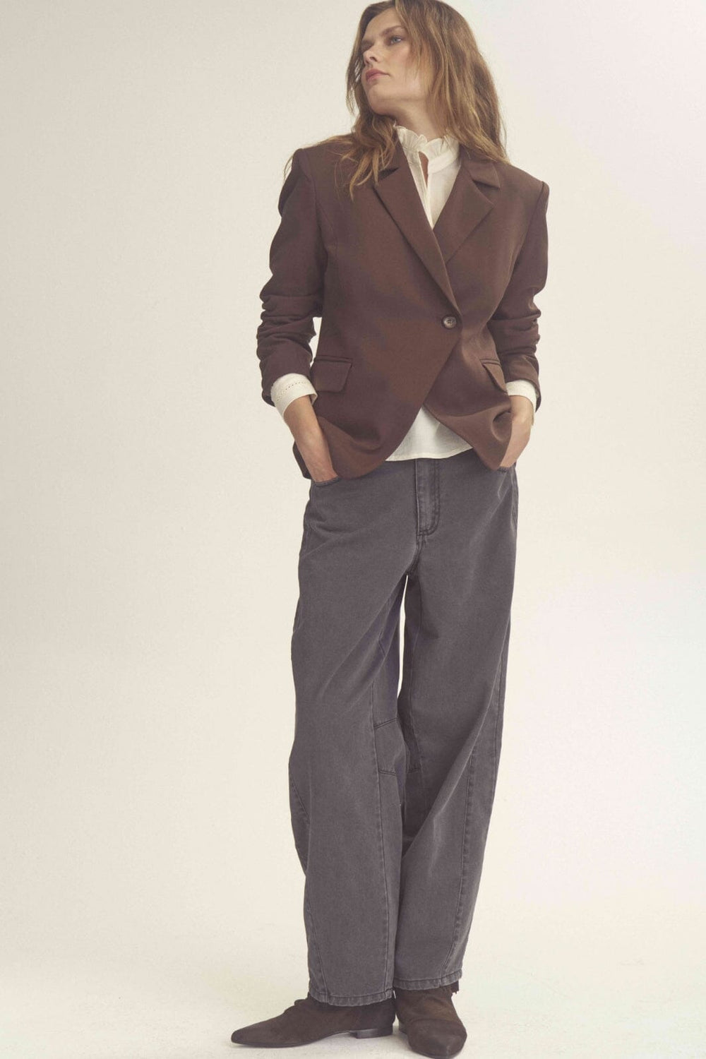 Gossia - Donnago Blazer G2668 - Coffee Blazere