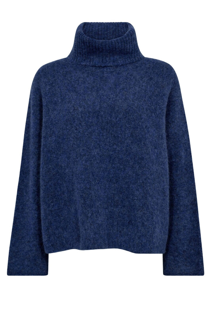 Gossia - Noomigo Sweater G2113 - Blue Melange Sweatshirts