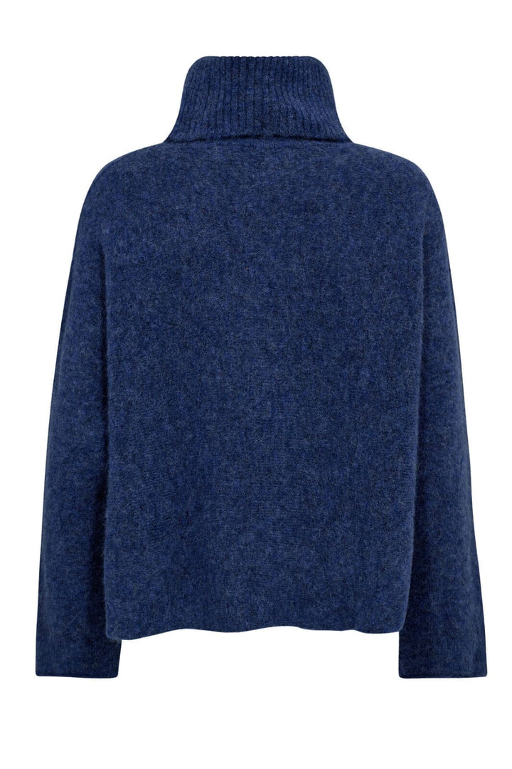 Gossia - Noomigo Sweater G2113 - Blue Melange Sweatshirts